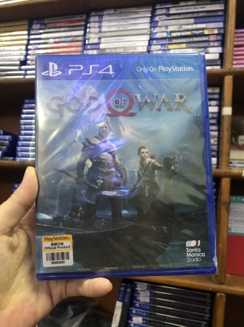 Đĩa game Ps4 God of war 4 mới nguyên seal hệ Asia