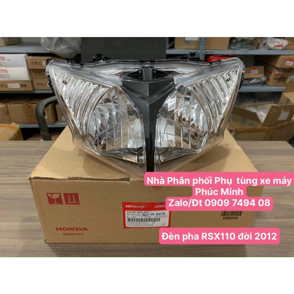 Đèn pha hãng dành cho xe Wave RSX110 2012