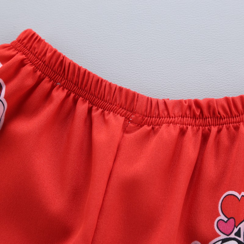 Bộ Pijama Dài Tay + Quần Dài In Hoạt Hình Cho Bé (1-6 Tuổi)