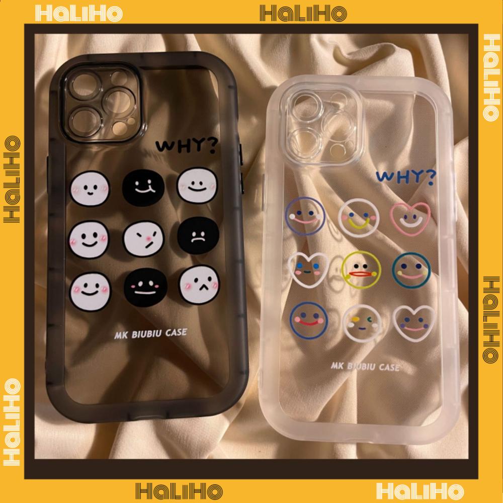 Ốp điện thoại silicone mềm chống sốc in hình mặt cười thích hợp cho iPhone 11 ProMax 13 ProMax 12 ProMax 7Plus xr XSMax