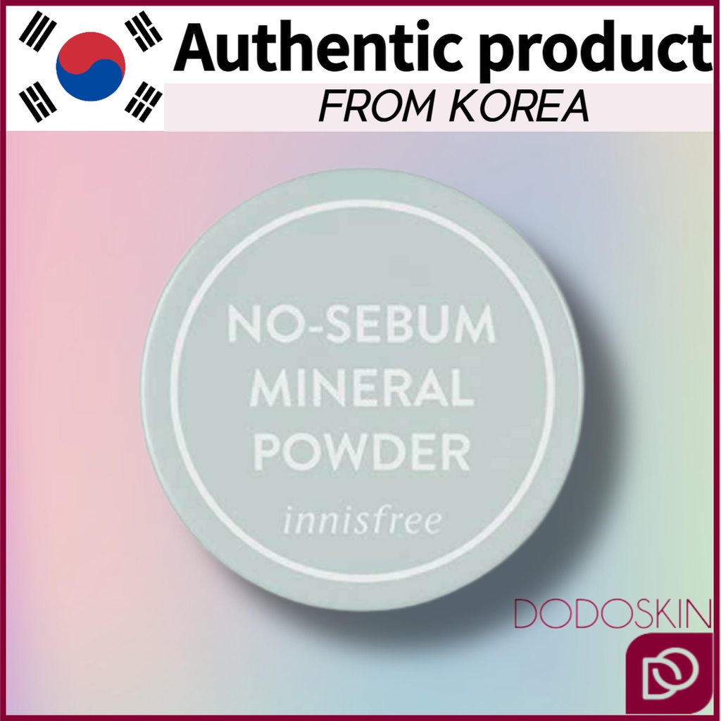 Phấn phủ kiềm dầu dạng bột Innisfree No Sebum Mineral Powder 5g