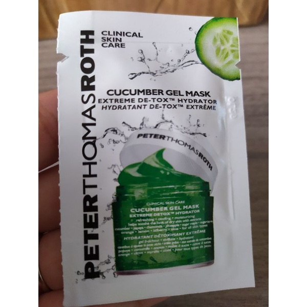 Gói mặt nạ thải độc dịu da sáng mướt Peterthomasroth Gel Mask Sample 2ml