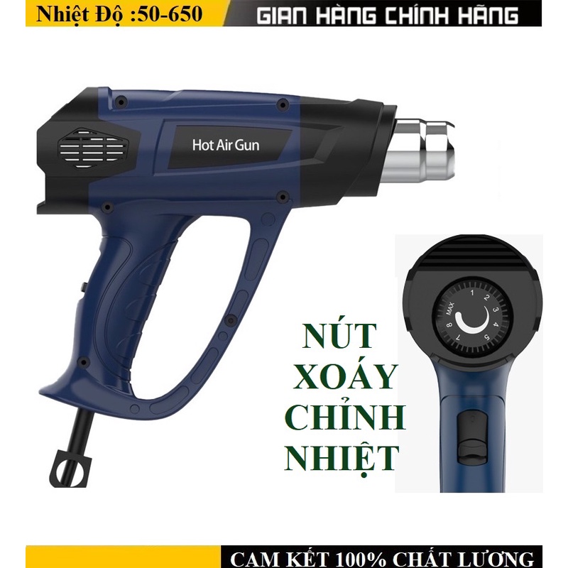 Máy khò nhiệt, thổi hơi nóng đa năng dán decal công suất lớn