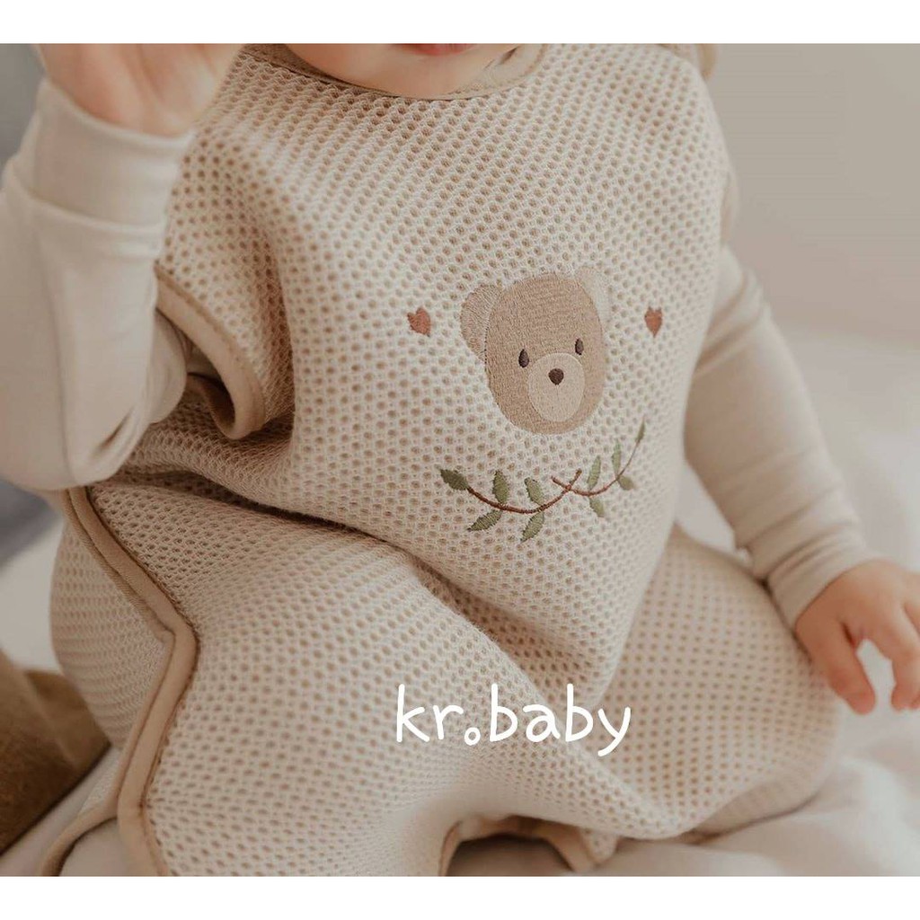 TÚI NGỦ ORGANIC THÊU 3D MADE IN KOREA