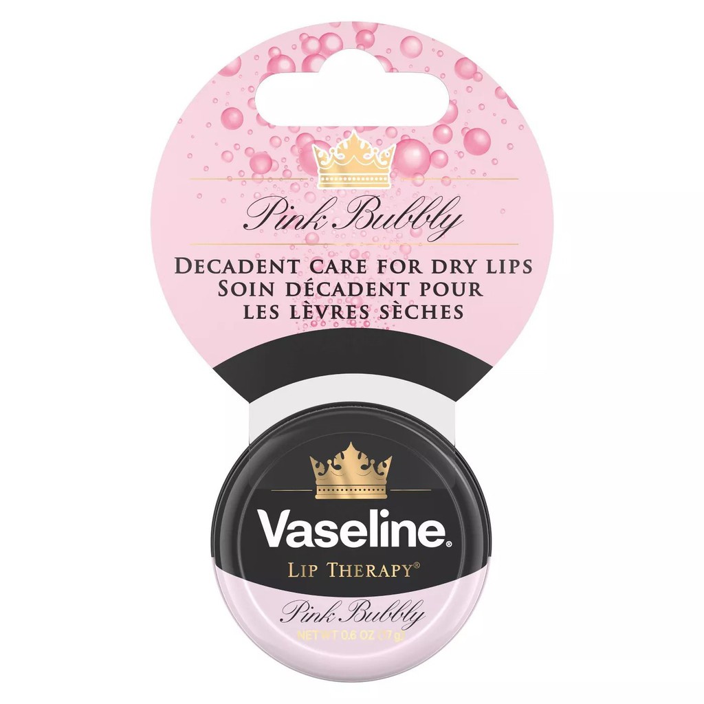 Son dưỡng môi hộp thiếc Vaseline Lip Therapy 20g ( Pink Bubby )