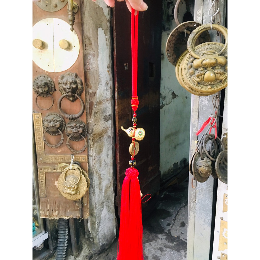 Dây treo Hồ lô Đồng xu Ngũ đế