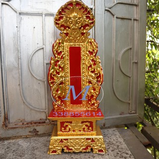 Bài vị thờ gia tiên đồ thờ bài vị-gỗ mít  bvt
