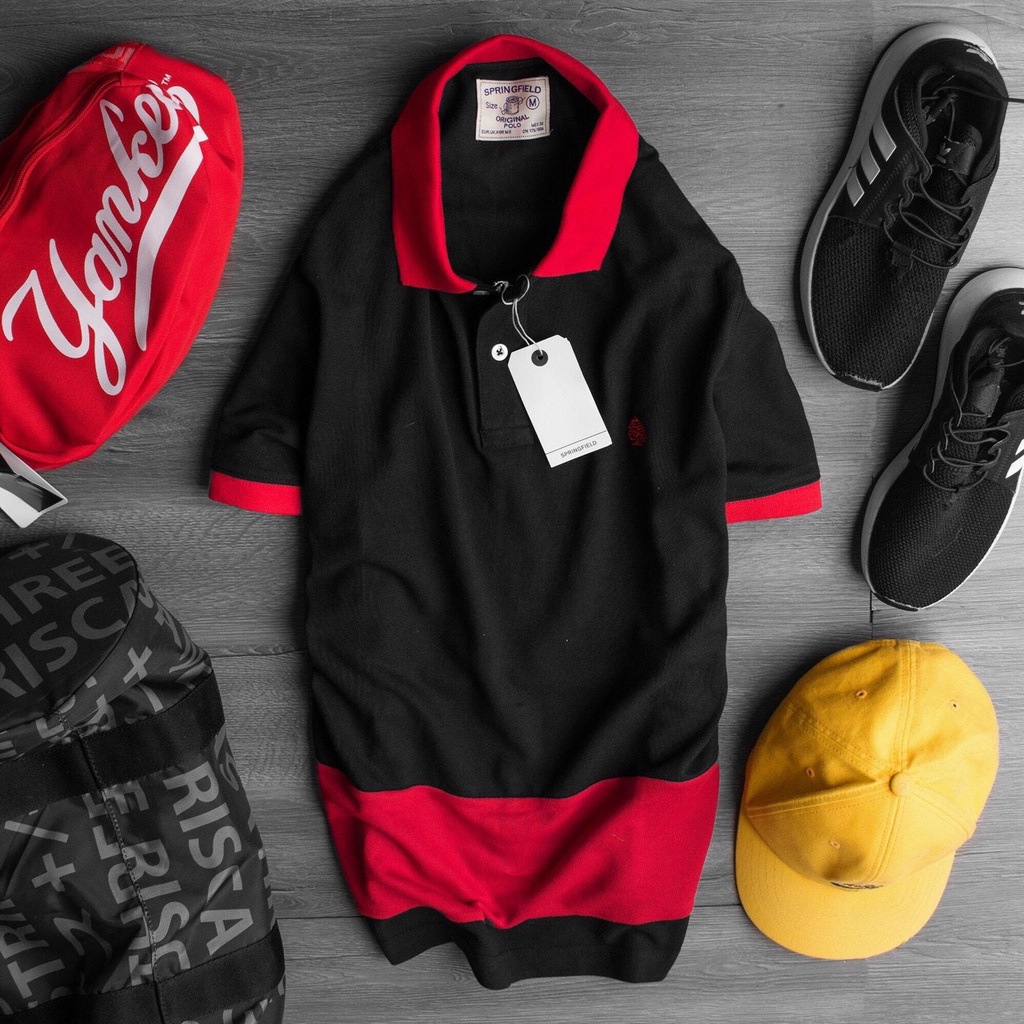 Áo Thun có cổ Polo 2 viền cổ + tay áo  SLimFit  Mã polo lần này đẹp hết ý , ae nào sờ vào cũng băm 2-3c