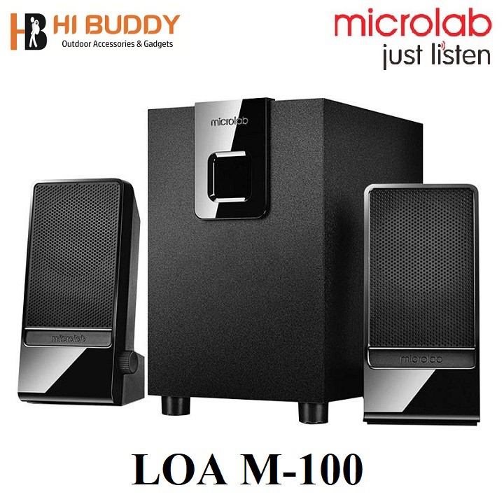 { CHÍNH HÃNG } Loa Vi Tính MICROLAB M-100 2.1 Hàng Chính Hãng - HIBUDDY