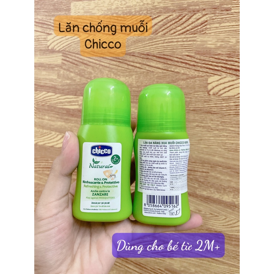 [DATE 2024] Xịt chống muỗi Chicco, kem chống muỗi Chicco, lăn chống muỗi Chicco cho bé