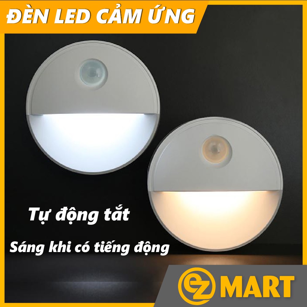 Đèn Led cảm biến tự động thông minh, tự động sáng khi có tiếng động. tự động tắt khi rời đi