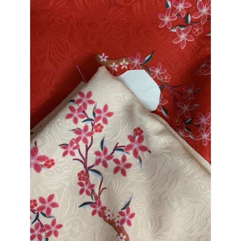 Vải may áo dài gấm ép loại 1