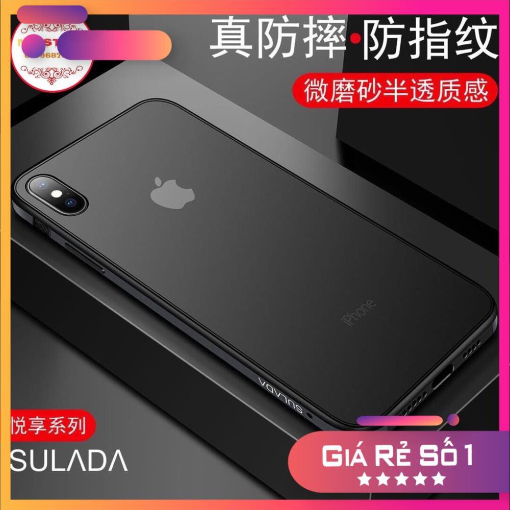 [Rẻ]  IPHONE 6+/7+/8+/X/XS/XS MAX ỐP LƯNG SULADA CHỐNG VÂN TAY TUYỆT ĐỐI -đẹp