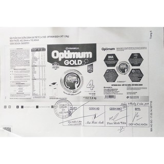 Sữa bột Optimum Gold 4 1450g