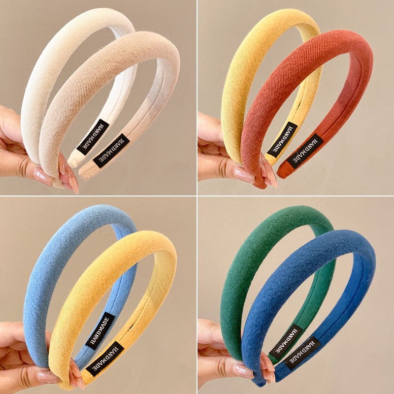 Dây Cột Tóc Xốp Đơn Giản Và Dễ Thương Phong Cách Hàn Quốc