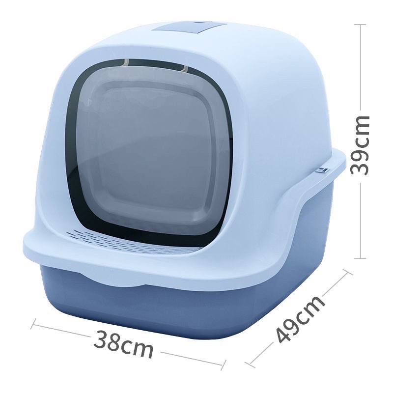 Nhà vệ sinh cho mèo dễ tháo lắp và tặng kèm xẻng