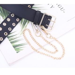 Thắt lưng kèm chain xích vàng