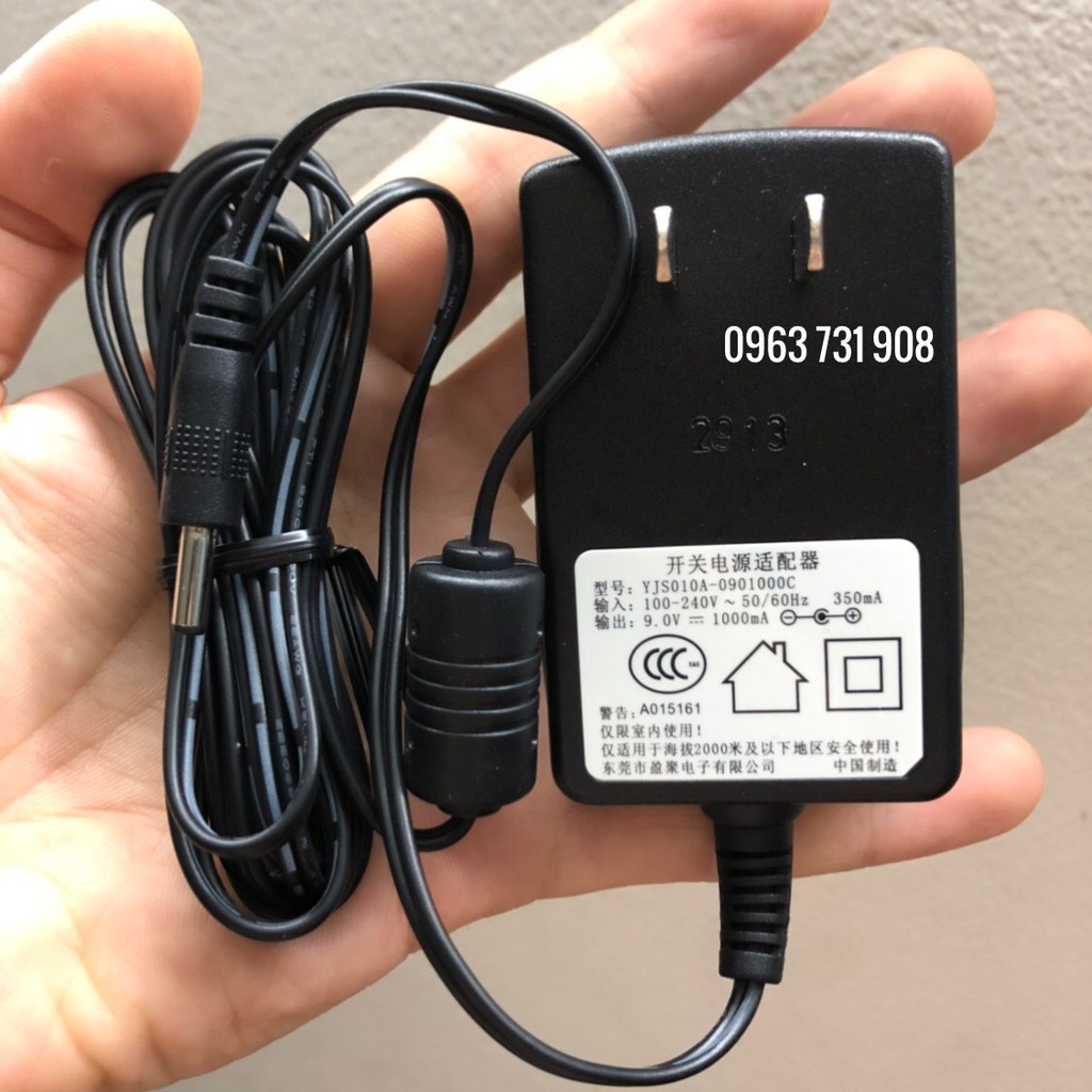 Adapter sạc máy Pos S90 9V 1A