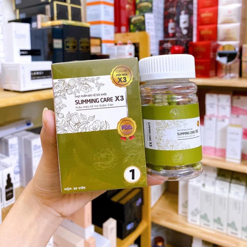 [Slimming Care] Viên Uống Thảo Mộc x3 Giảm Cân TẶNG KÈM VIÊN RAU XANH