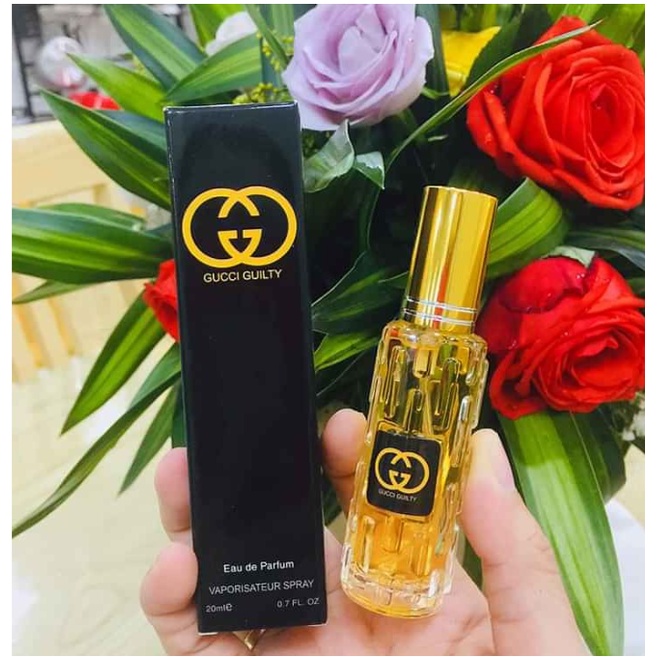 Nước hoa mini Gucci Guilty nam nữ 20ml lưu hương chai dạng xịt nhỏ gọn - Shop Viloet