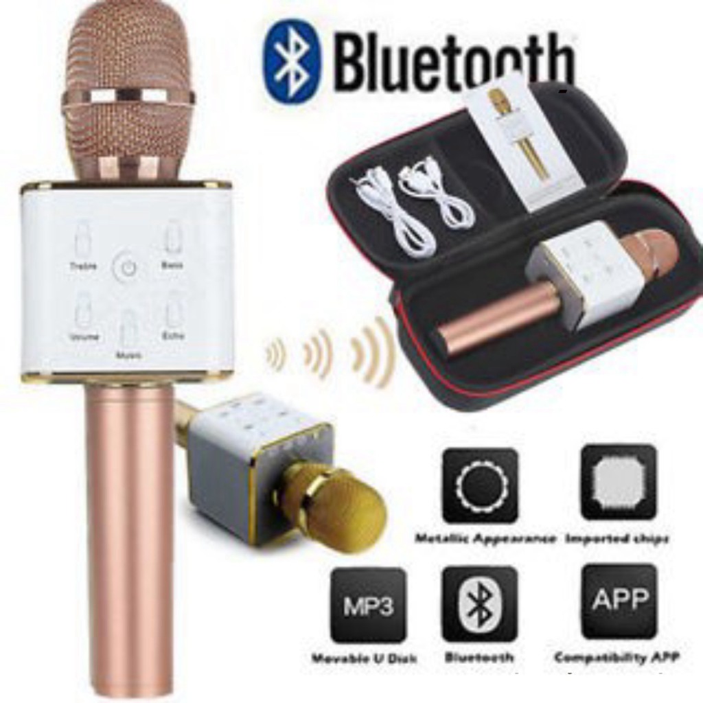 Micro Bluetooth Karaoke Q7 / Q7U Bluetooth loại 1