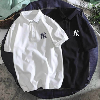 Áo thun POLO trơn chất cá sấu cho nam, áo POLO NY