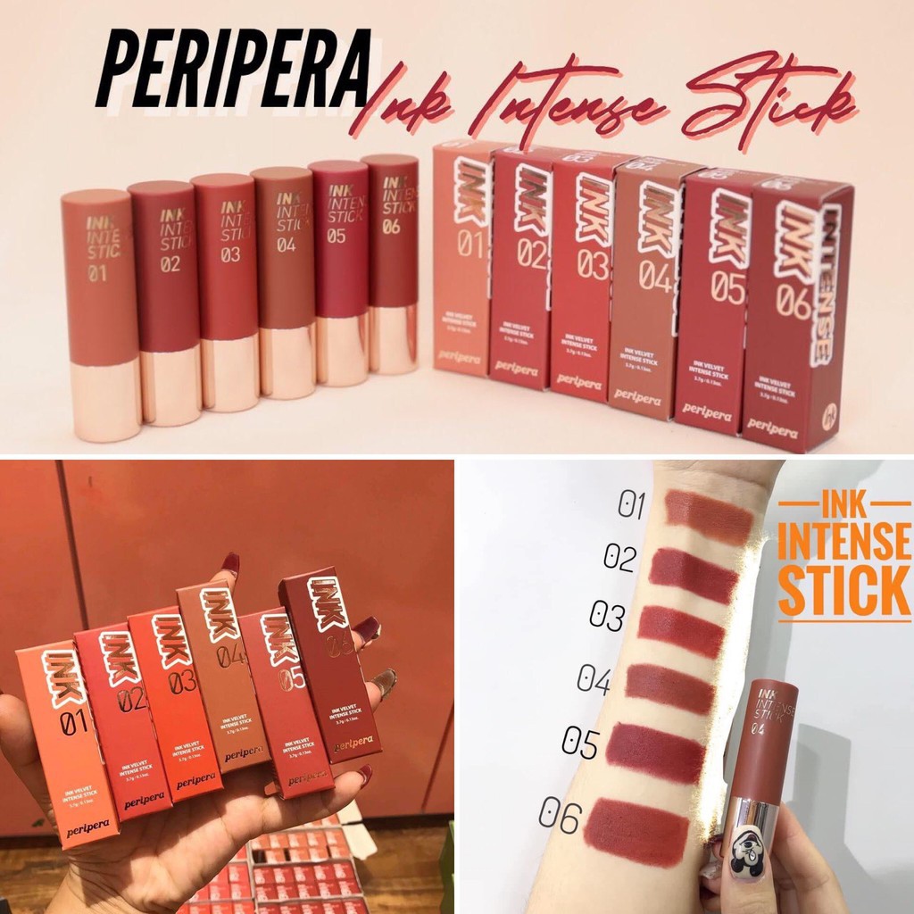 Son Thỏi Lì Peripera Ink Velvet Intense Stick