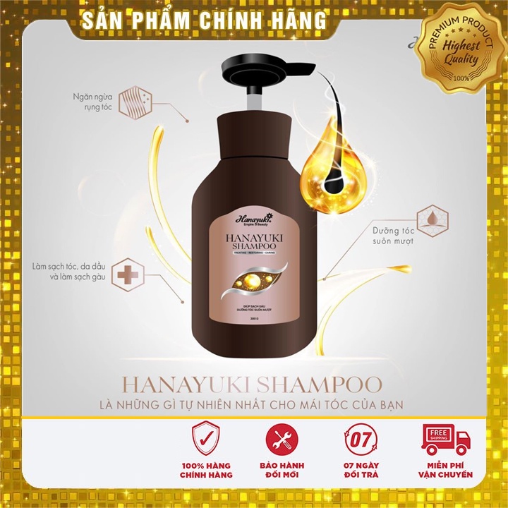 [Chính Hãng] dầu gội hanayuki