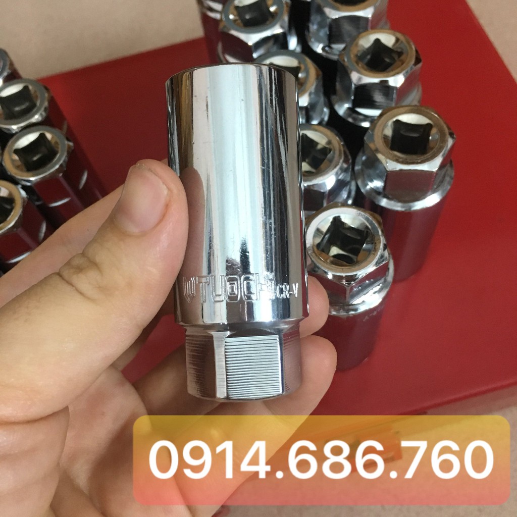 Khẩu tuýp tháo mở bugi 21mm, dụng cụ mở bugi chuyên dụng