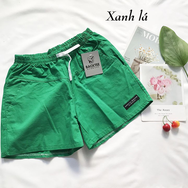 Quần đùi nữ từ 45kg-50kg Quần sọt vải kaki Lưng Thun - QU06 | BigBuy360 - bigbuy360.vn