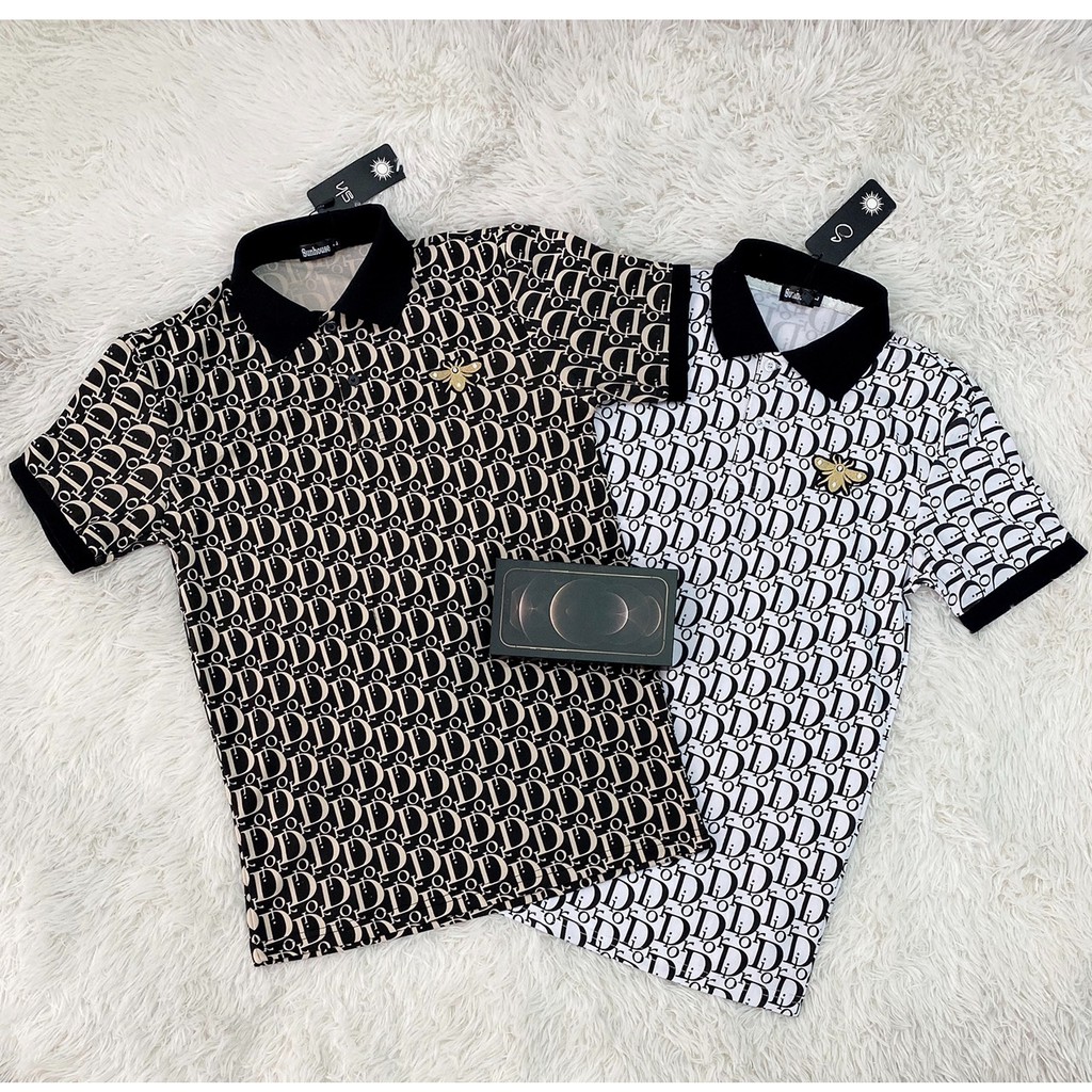 Áo Thun Nam Tay Ngắn Thêu Họa Tiết Lịch Lãm, Sang Trọng | BigBuy360 - bigbuy360.vn