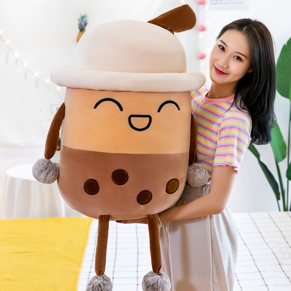 Gối ôm nhồi bông hình ly trà sữa dễ thương 20/30/40cm