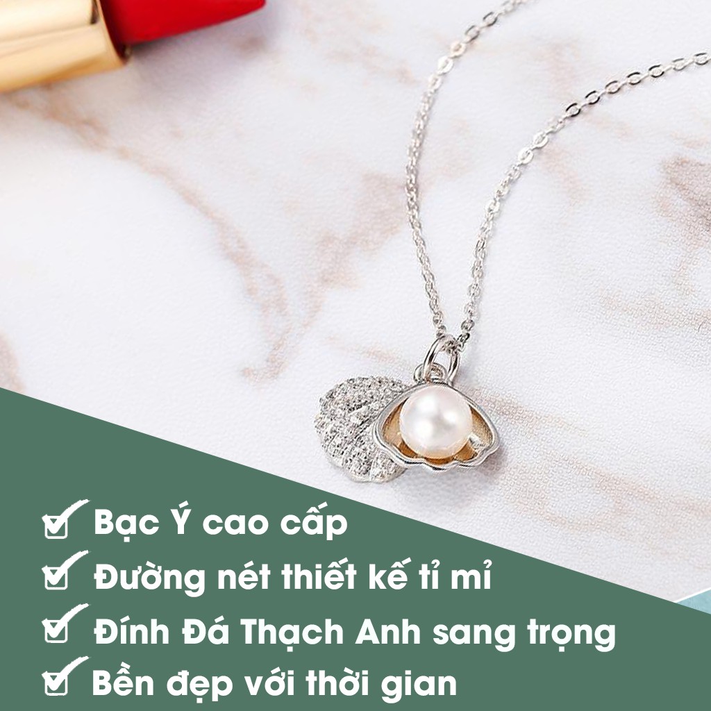 [VIDEO THẬT] Dây Chuyền Bạc Trai Ngậm Ngọc S925 - Shop Uy Tín Free Ship Toàn Quốc Giao Hàng Nhanh 4h nhanh