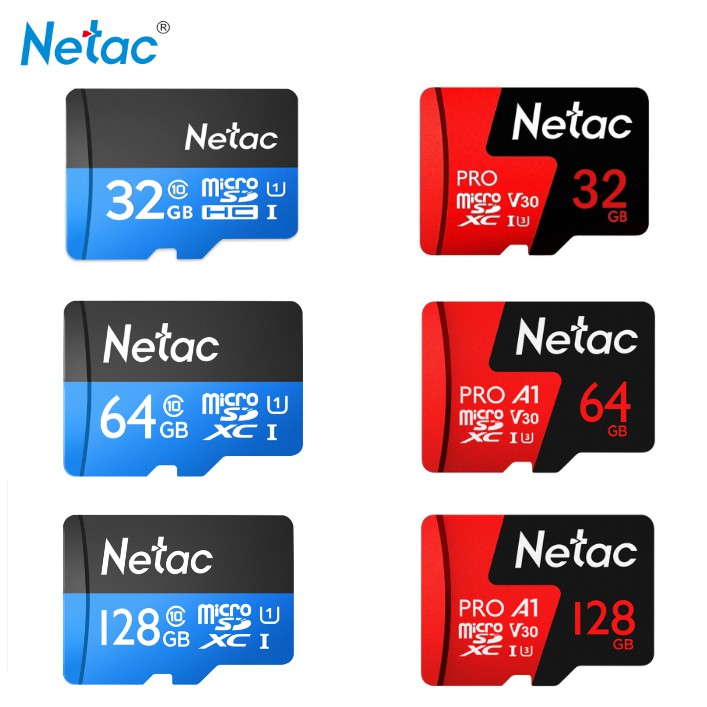 Thẻ nhớ MicroSD Netac 32GB chuẩn class 10 chuyên dụng dành cho camera và điện thoại | BigBuy360 - bigbuy360.vn