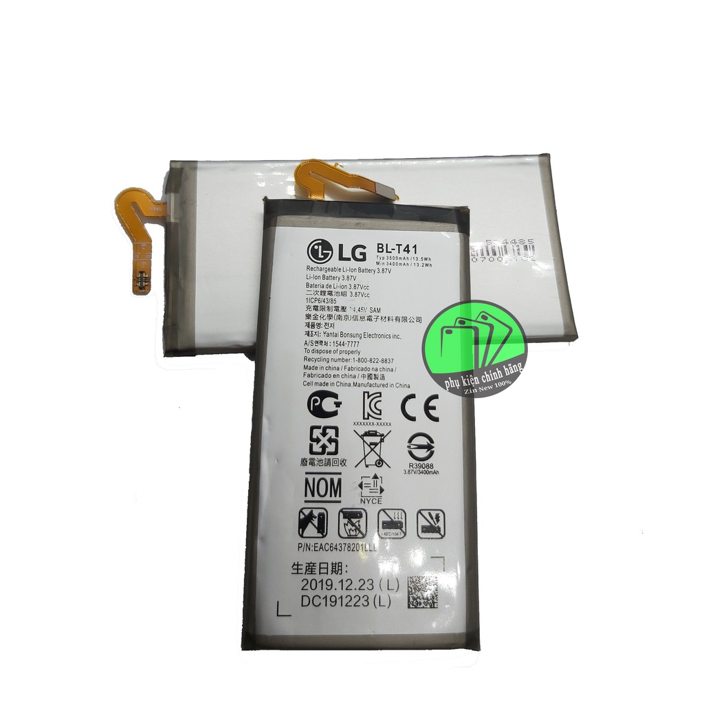 Pin LG G8 ThinQ  3500mAh Chính Hãng nguyên SEAL, Đúng Chất Lượng - BH 2 năm