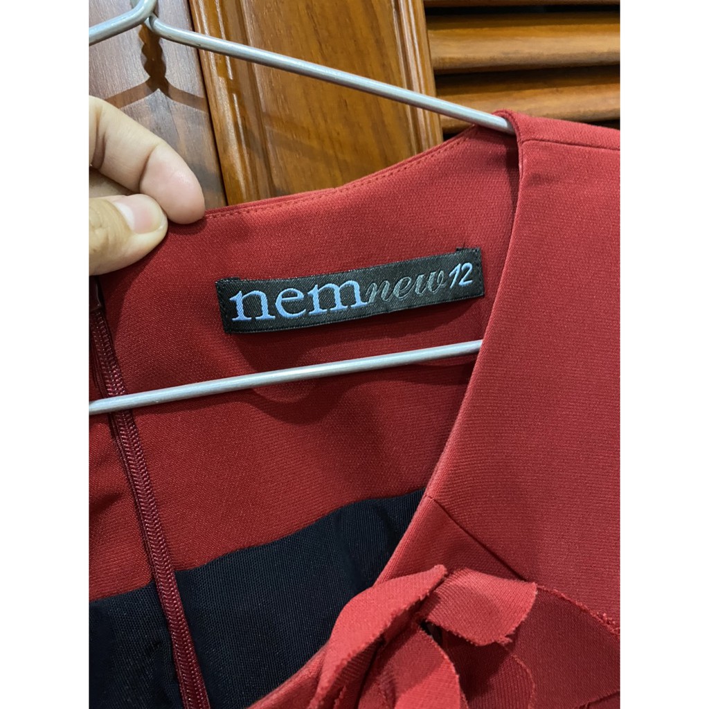 Thanh lý đầm trung niên màu đỏ bigsize NEM dưới 72kg