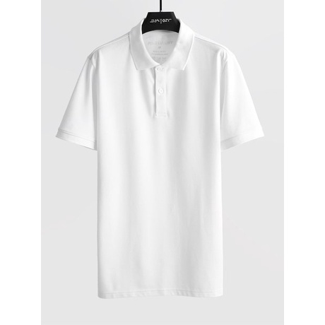 Deal 1k Áo Polo Trơn Basic Cổ Bẻ Chất Vải Cá Sấu Thấm Hút Mồ Hôi Thời Trang Unisex