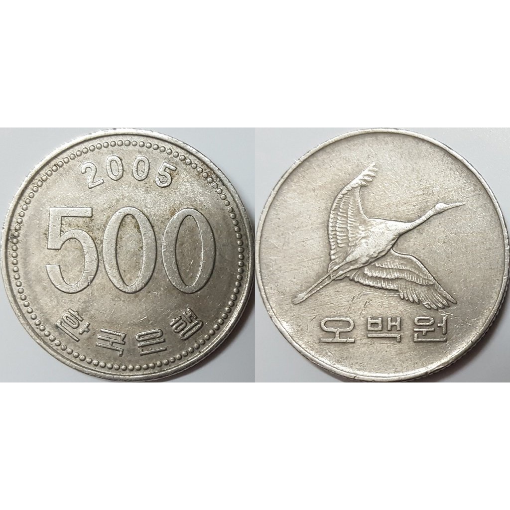 Đồng xu 500 Won Hàn Quốc (South Korea) 1982-Nay