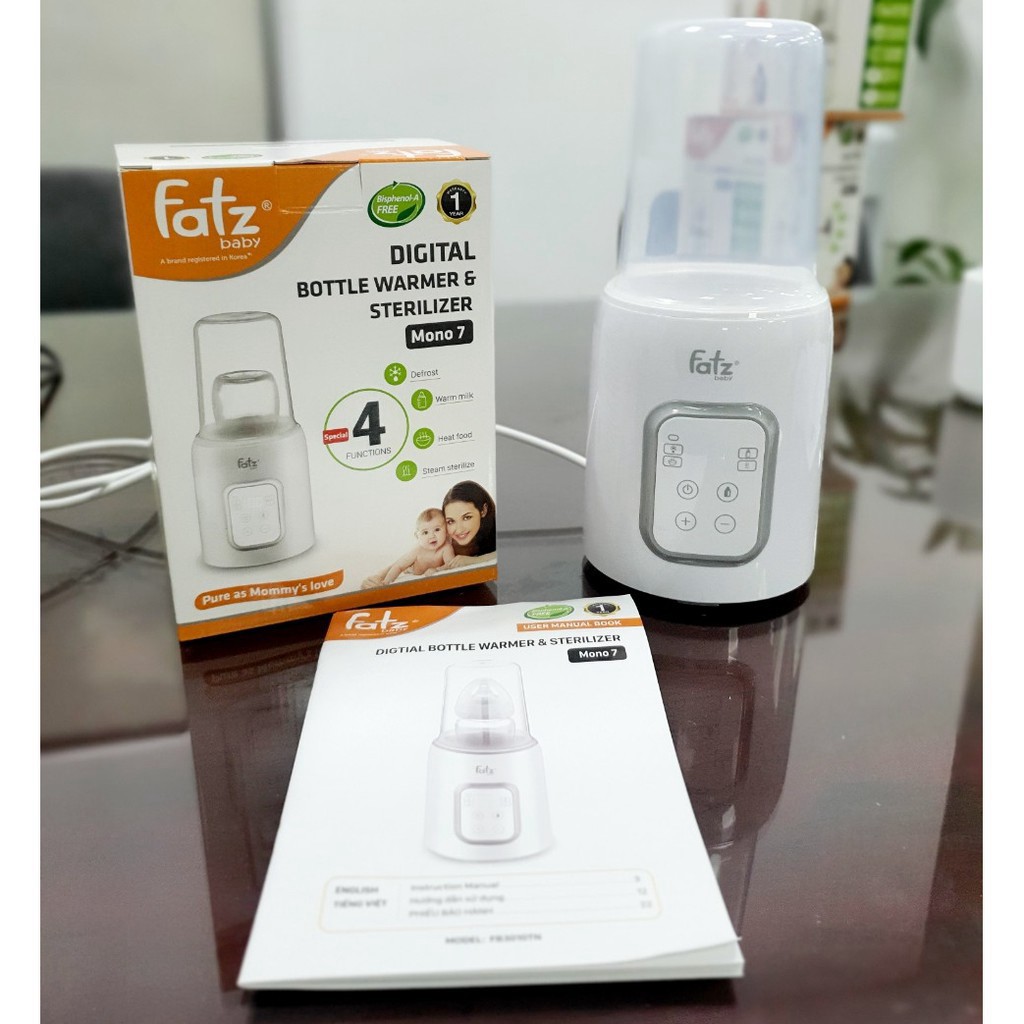 máy hâm sữa tiệt trùng mono7