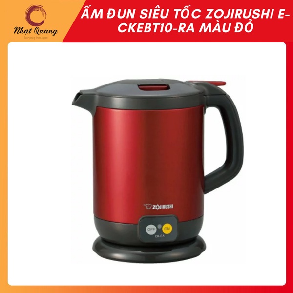 Ấm đun nước siêu tốc Zojirushi E-CKEBT10-RA màu đỏ