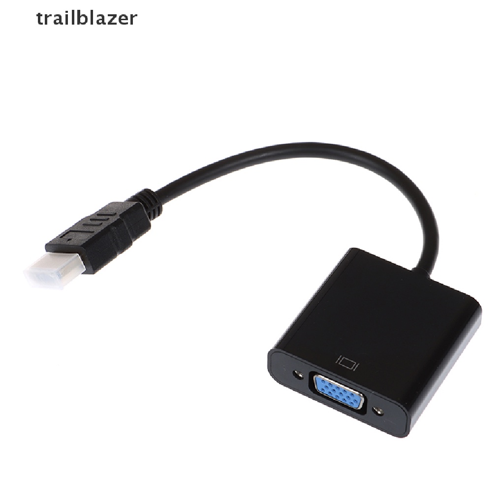 trailblazer Black HDMI to VGA adapter cable Projector monitor HD converter cable UIO