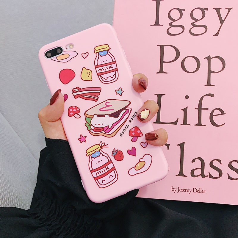 Ốp lưng TPU mềm dễ thương cho iPhone 6 6S 7 8 6plus 6Splus 7Plus 8Plus X XR XS XSMAX | BigBuy360 - bigbuy360.vn