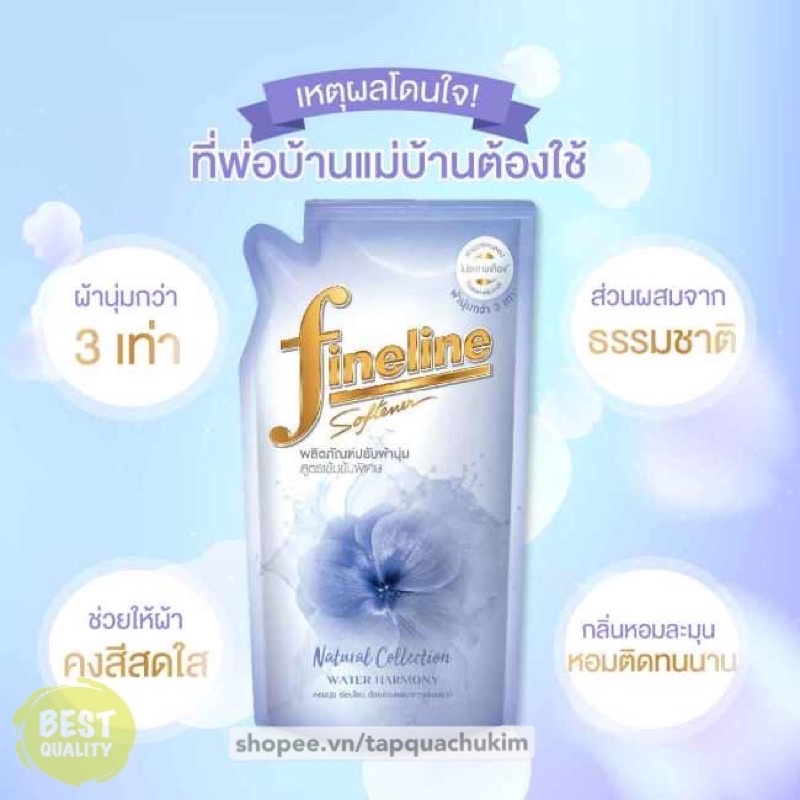 Nước xả FINELINE 1.4L Thái hương Water Harmony (thơm hơn COMFORT Thái) - tapquachukim