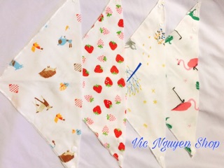 Combo 2set khăn sữa, 1 set yếm 1 tắm cho khách