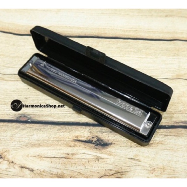 Kèn Harmonica 24 lỗ Tone C TOMBO TREMOLO HOPE 6624