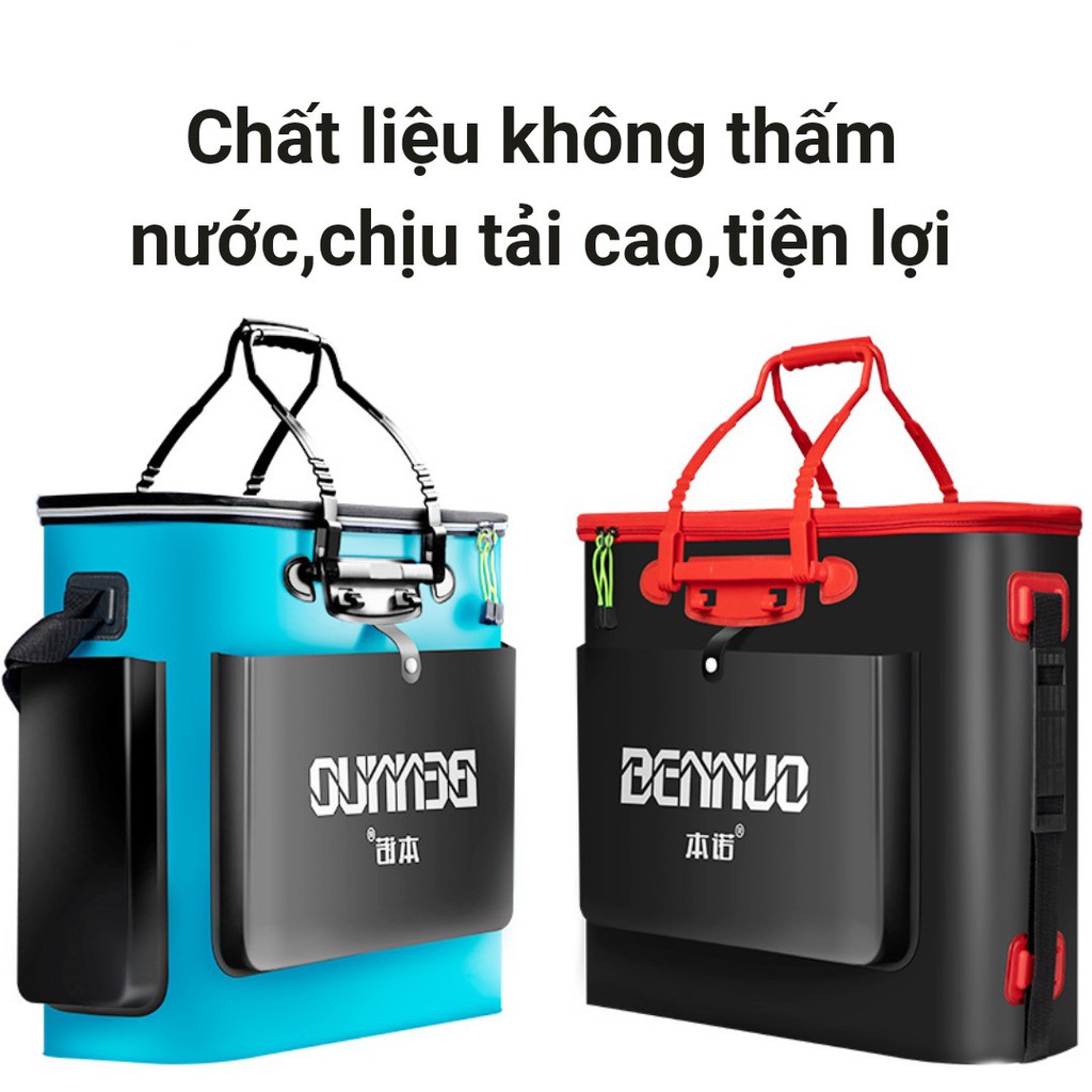 Thùng Đựng Cá_Túi Đựng Cá Đi Câu Gấp Gọn Chất Lượng Cao BENNOU Đồ Câu Cá