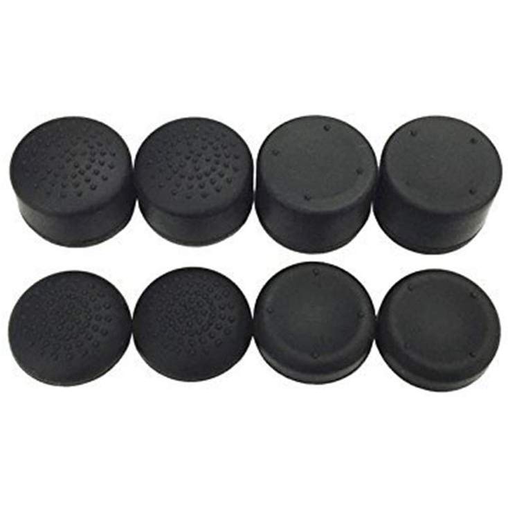 Gói 8 PCS Bộ điều khiển Analog Gamepad Nâng cao Chống trượt Ngón tay cái Tay cầm Thumbsticks Nắp đậy Cần điều khiển cho PS4, PS3, PS2, Switch Pro, Xbox one, Xbox 360, Bộ điều khiển Wii U