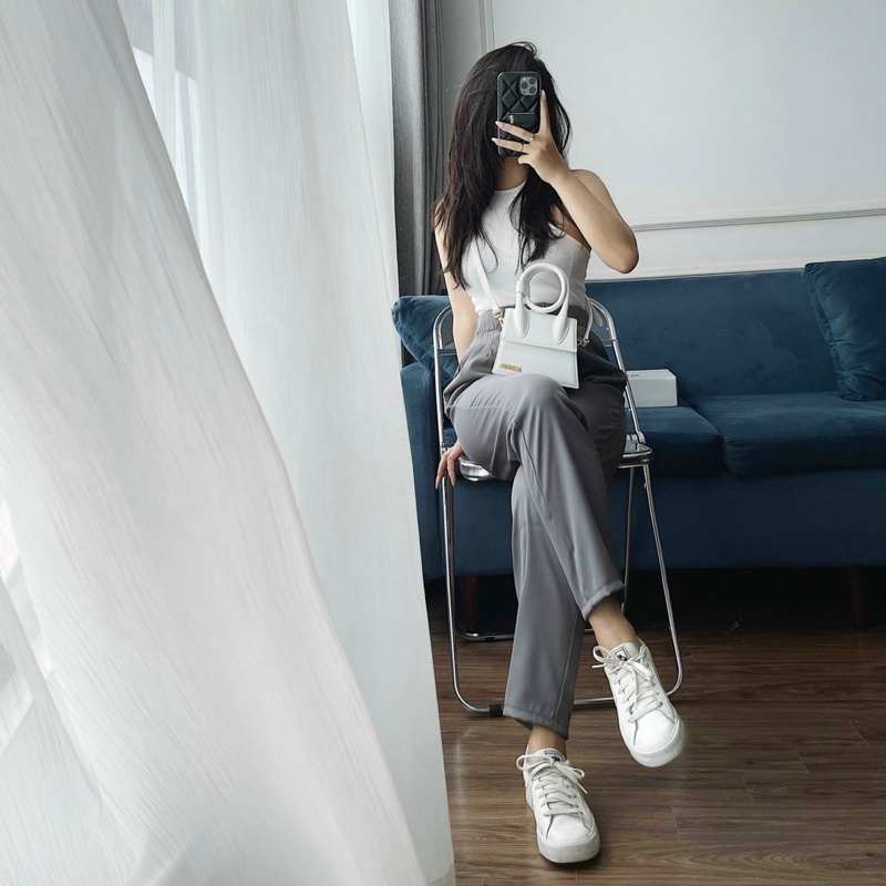 Quần baggy chun dày dặn chất tàu 3 màu đủ size S M L huyen hip