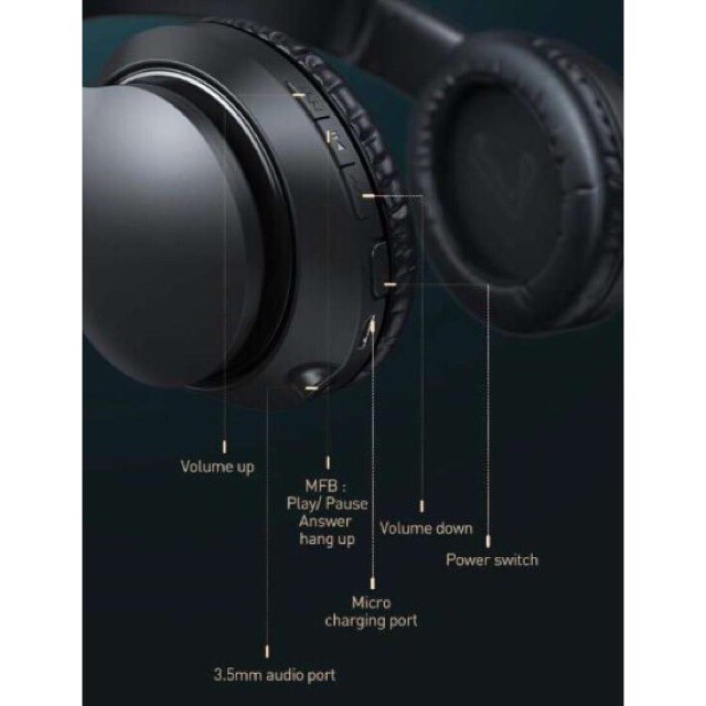 Tai nghe Baseus Encok D07 chụp tai không dây