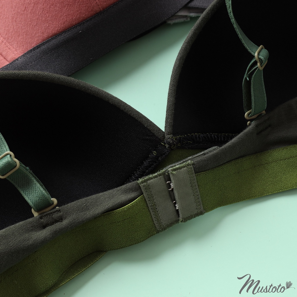 Áo Lót Nữ Trơn Mút Mỏng 0,3Cm Không Gọng Bralette Cotton Bra Daffodil (Mustoto MA28) | BigBuy360 - bigbuy360.vn